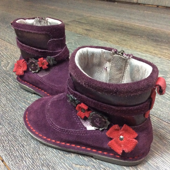 Stride Rite Boots Medallion Roslin Leather Suede - Picture 7 of 8